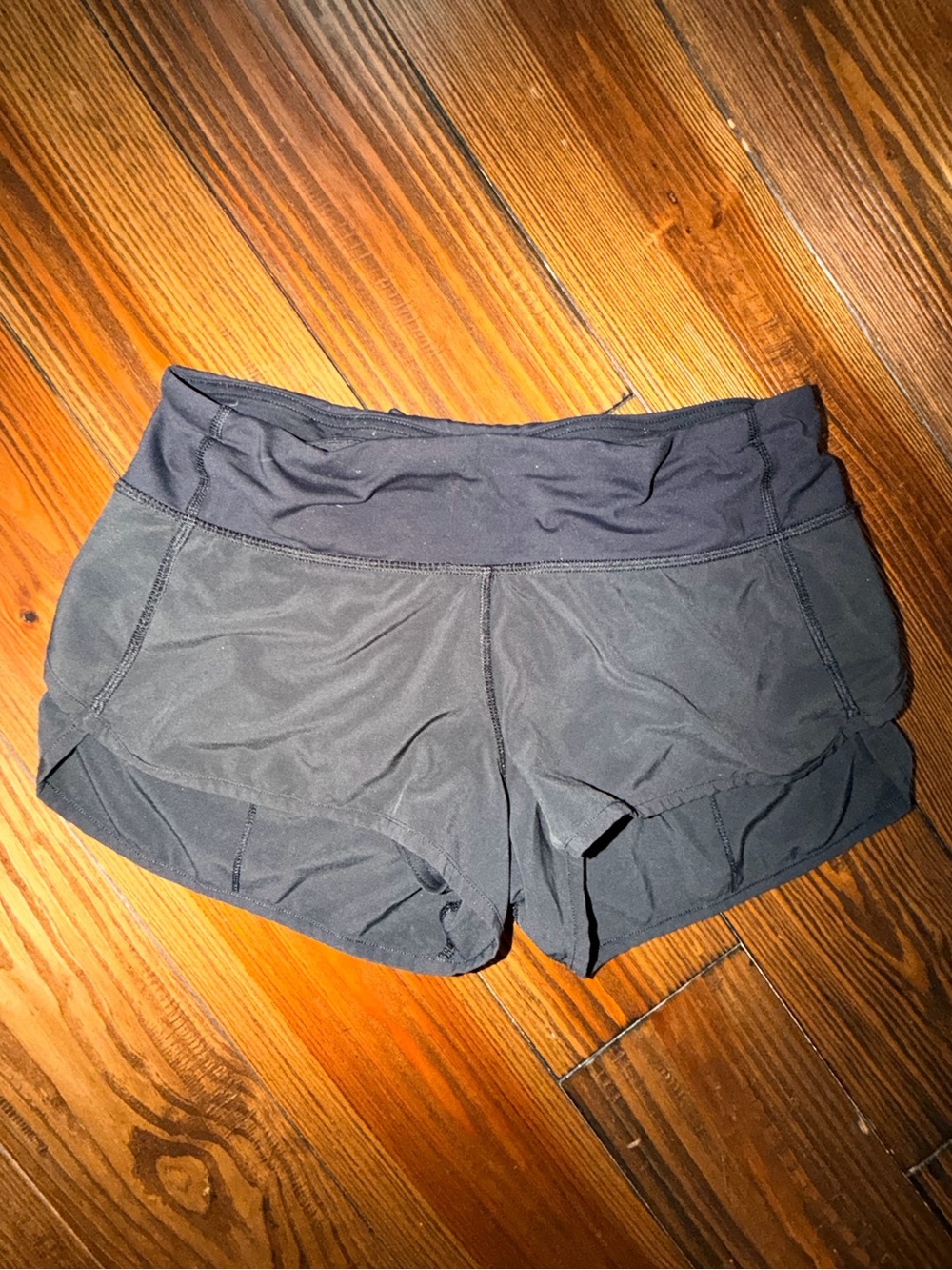 lululemon athletica Black Athletic Running Shorts